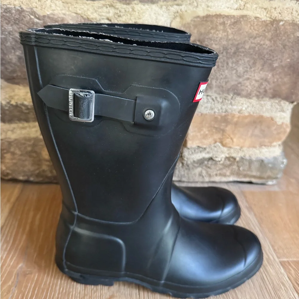 🔥NEW🔥Hunter Black Original Short Rain Bootss z8 NWOT Price Firm!